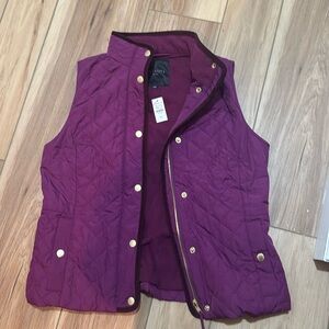 Talbots Purple vest